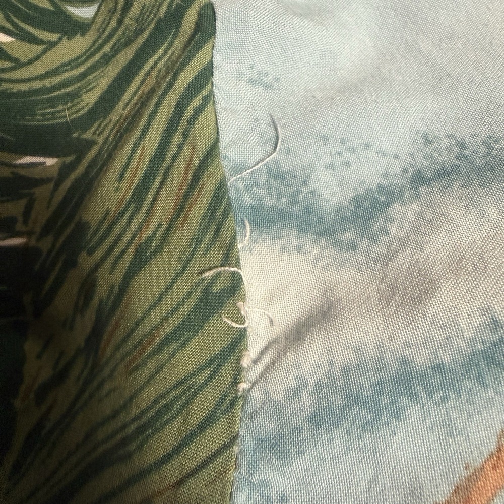 Vintage 1990s USA Wear Loop Collar Beach Hawaiian USA XXL Rayon Shirt Men's - Picture 8 of 8
